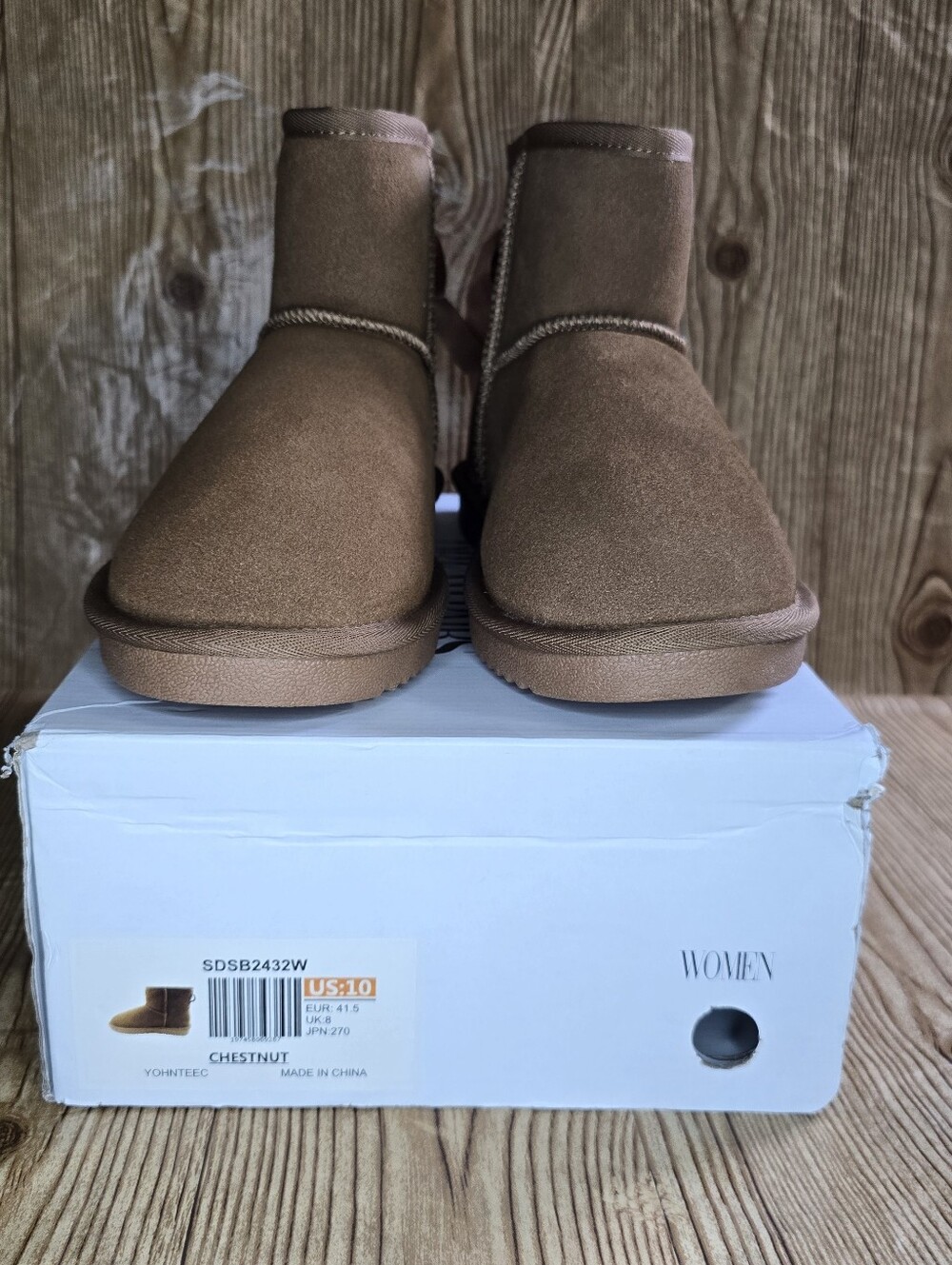 Dream Pairs Cozy Women's Ankle Boots Size 10 NIB - Picture 7 of 8